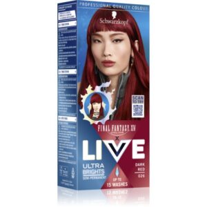 Schwarzkopf LIVE Ultra Brights or Pastel vopsea de păr semipermanentă culoare 026 Dark Red 1 buc-ro