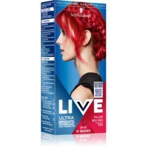 Schwarzkopf LIVE Ultra Brights or Pastel vopsea de păr semipermanentă culoare 092 Pillar Box Red 1 buc-ro