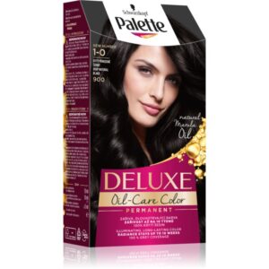 Schwarzkopf Palette Deluxe Culoare permanenta pentru par culoare 1-0 (900) Deep Natural Black 1 buc-ro