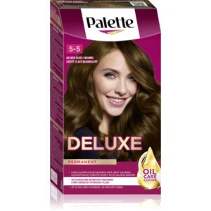 Schwarzkopf Palette Deluxe Culoare permanenta pentru par culoare 5-5 555 Golden Gloss Caramel 1 buc-ro