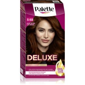 Schwarzkopf Palette Deluxe Culoare permanenta pentru par culoare 5-68 Golden Chestnut 1 buc-ro