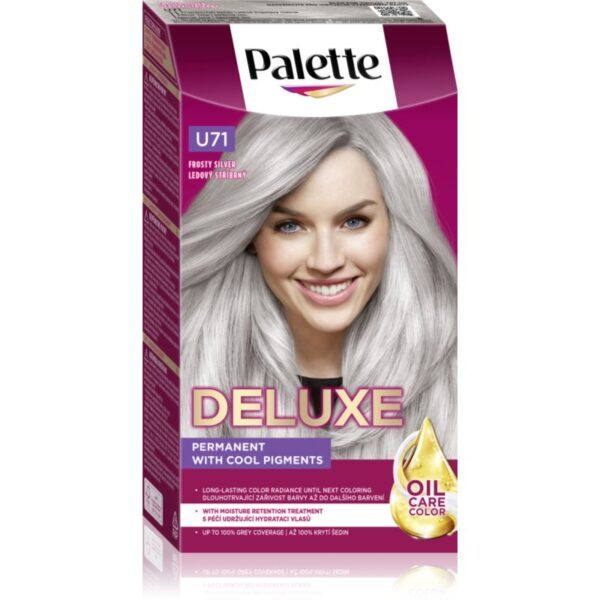 Schwarzkopf Palette Deluxe Culoare permanenta pentru par culoare U71 Frosty Silver 1 buc-ro