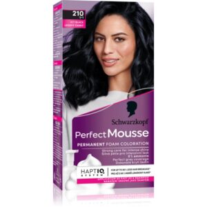 Schwarzkopf Perfect Mousse Culoare permanenta pentru par culoare 210 Icy Black 1 buc-ro