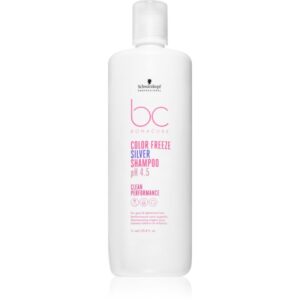 Schwarzkopf Professional BC Bonacure Color Freeze Silver Sampon argintiu pentru parul blond cu suvite 1000 ml-Țena