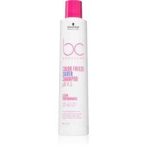 Schwarzkopf Professional BC Bonacure Color Freeze Silver Sampon argintiu pentru parul blond cu suvite 250 ml-Țena