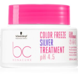 Schwarzkopf Professional BC Bonacure Color Freeze Silver masca neutralizeaza tonurile de galben 200 ml-ro