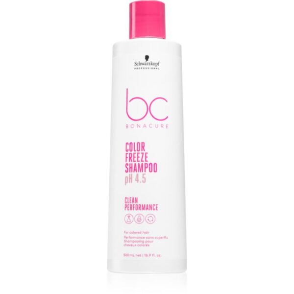 Schwarzkopf Professional BC Bonacure Color Freeze sampon protector pentru păr vopsit 500 ml-Țena