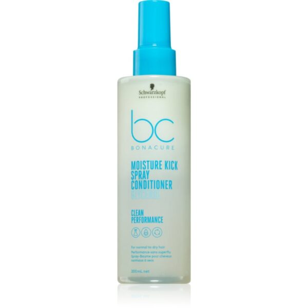 Schwarzkopf Professional BC Bonacure Moisture Kick balsam (nu necesita clatire) pentru par uscat si normal. 200 ml-Țena