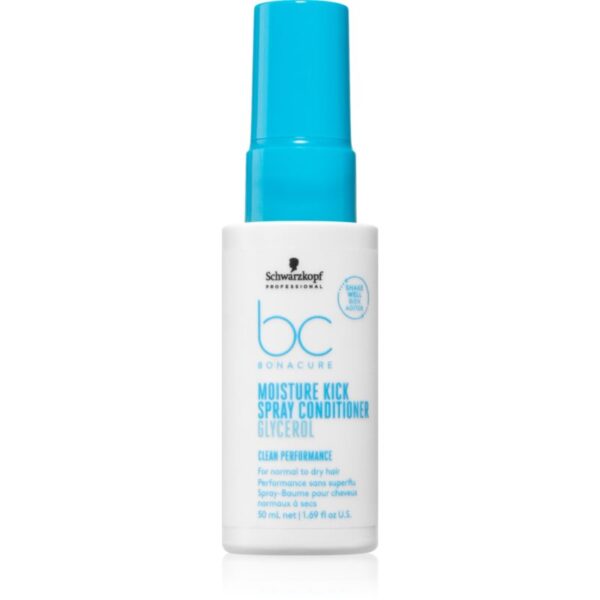 Schwarzkopf Professional BC Bonacure Moisture Kick balsam (nu necesita clatire) pentru par uscat si normal. 50 ml-ro