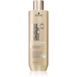 Schwarzkopf Professional Blondme All Blondes Detox șampon detoxifiant pentru curățare pentru parul blond cu suvite 300 ml-ro