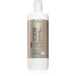 Schwarzkopf Professional Blondme All Blondes Rich balsam hranitor pentru par aspru. 1000 ml-Țena