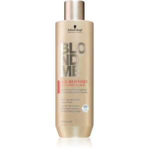 Schwarzkopf Professional Blondme All Blondes Rich balsam hranitor pentru par aspru. 250 ml-Țena