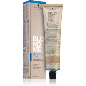 Schwarzkopf Professional Blondme Bleach & Tone Adaos de tonifiere si iluminare culoare Ash 60 ml-Țena
