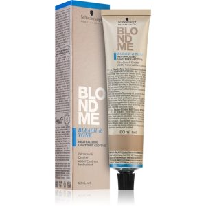 Schwarzkopf Professional Blondme Bleach & Tone Adaos de tonifiere si iluminare culoare Matt 60 ml-Țena