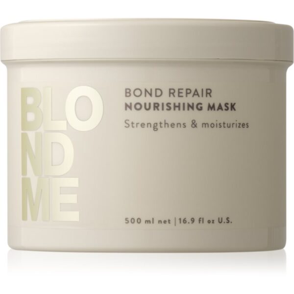 Schwarzkopf Professional Blondme Bond Repair Nourishing Mask Masca intens hrănitoare 500 ml-ro