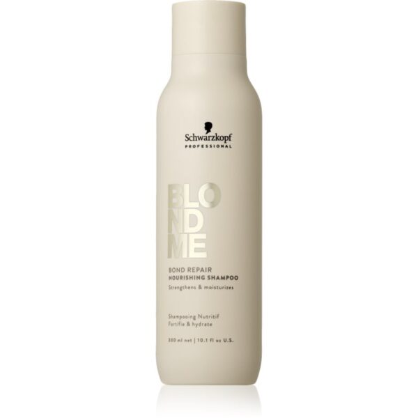 Schwarzkopf Professional Blondme Bond Repair Nourishing Shampoo șampon intens hrănitor pentru par blond 300 ml-Țena