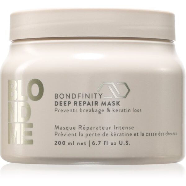 Schwarzkopf Professional Blondme Bondfinity Deep Repair Mask masca profund reparatorie 200 ml-Țena