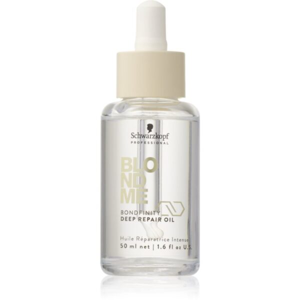 Schwarzkopf Professional Blondme Bondifity Deep Repair Oil ulei hranitor pentru păr 50 ml-Țena