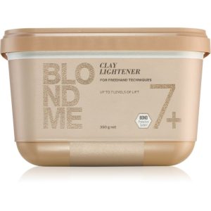 Schwarzkopf Professional Blondme Clay Lightener strălucitor premium cu conținut de argilă 7+ 350 g-Țena
