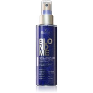 Schwarzkopf Professional Blondme Cool Blondes conditioner Spray Leave-in neutralizeaza tonurile de galben 150 ml-Țena
