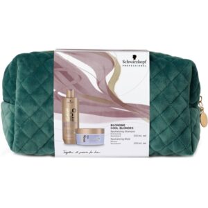 Schwarzkopf Professional Blondme Cool Blondes set cadou pentru nuante inchise de blond-ro