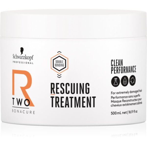 Schwarzkopf Professional Bonacure R-TWO Rescuing Treatment Masca de par pentru par foarte deteriorat 500 ml-Țena