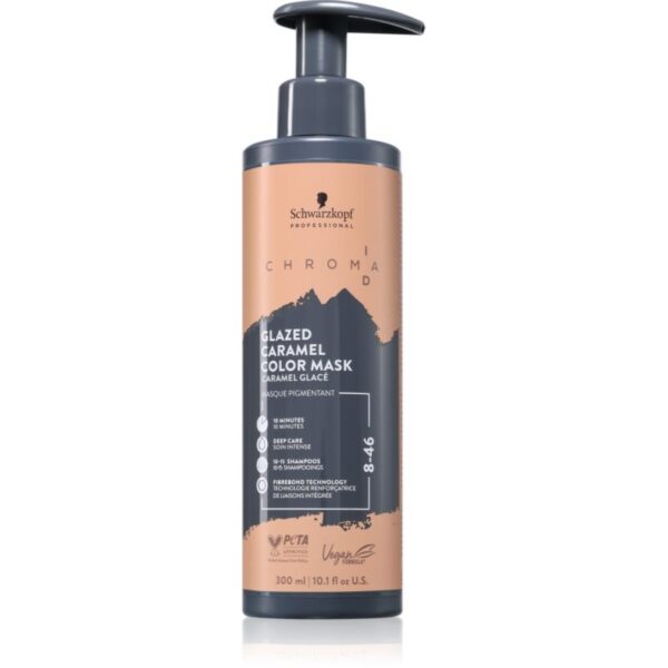 Schwarzkopf Professional Chroma ID Color Mask mască intens colorantă pentru păr culoare 8-46 Glazed Caramel 300 ml-ro