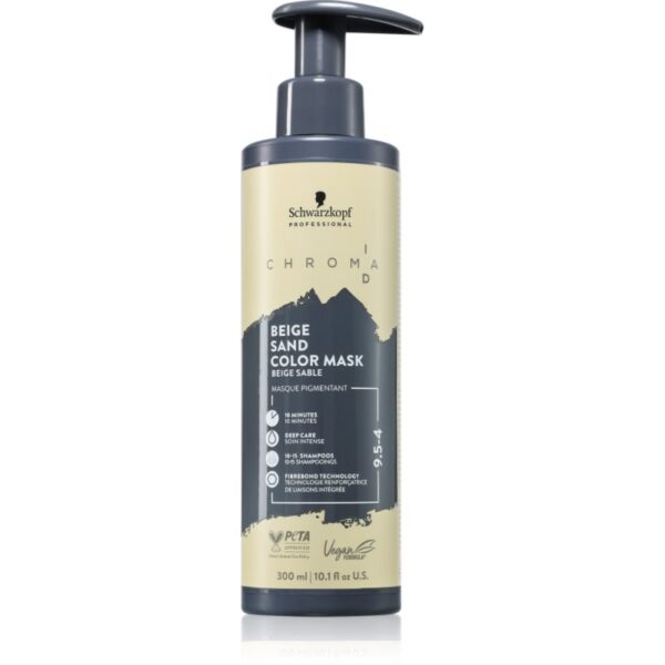 Schwarzkopf Professional Chroma ID Color Mask mască intens colorantă pentru păr culoare 9.5-4 Beige Sand 300 ml-ro