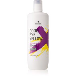 Schwarzkopf Professional Goodbye  Yellow șampon pentru neutralizarea tonurilor de galben pentru par vopsit sau suvitat 1000 ml-ro