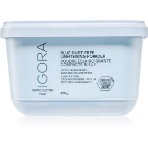 Schwarzkopf Professional IGORA Vario Blond Blue Dust-Free Lightening Powder decolorant cu conținut de argilă pentru par blond 450 g-Țena