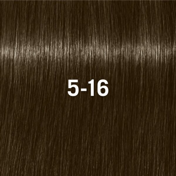 Schwarzkopf Professional IGORA Vibrance vopsea de păr demipermanentă culoare 5-16 Light Brown Cendré Chocolate 60 ml-Țena