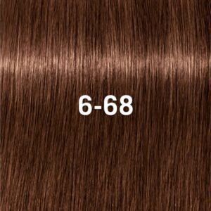 Schwarzkopf Professional IGORA Vibrance vopsea de păr demipermanentă culoare 6-68 Dark Blonde Chocolate Red 60 ml-Țena