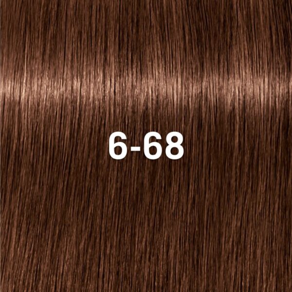 Schwarzkopf Professional IGORA Vibrance vopsea de păr demipermanentă culoare 6-68 Dark Blonde Chocolate Red 60 ml-Țena
