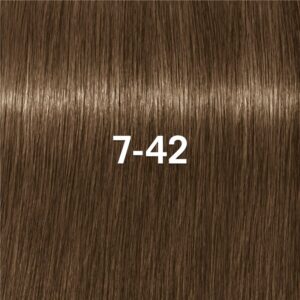 Schwarzkopf Professional IGORA Vibrance vopsea de păr demipermanentă culoare 7-42 Medium Brown Beige Ash 60 ml-ro