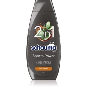 Schwarzkopf Schauma MEN 2 in 1 gel de dus si sampon pentru barbati Sports Power 400 ml-ro