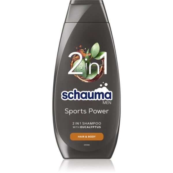Schwarzkopf Schauma MEN 2 in 1 gel de dus si sampon pentru barbati Sports Power 400 ml-ro