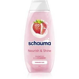 Schwarzkopf Schauma Nourish & Shine șampon fortifiant pentru păr deteriorat cu aroma de capsuni 400 ml-ro