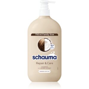 Schwarzkopf Schauma Repair & Care Sampon pentru par uscat si deteriorat cu cocos 750 ml-Țena