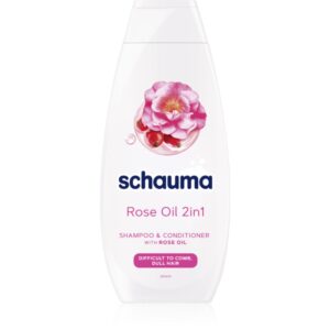 Schwarzkopf Schauma Rose Oil sampon si balsam 2 in 1 pentru par usor de pieptanat 400 ml-ro