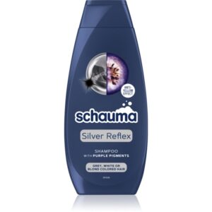 Schwarzkopf Schauma Silver Reflex șampon pentru neutralizarea tonurilor de galben pentru păr în nuanțe reci de blond