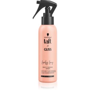 Schwarzkopf Taft x Gliss Spray de păr multifuncțional pentru modelarea termica a parului Lovely Long 150 ml-Țena