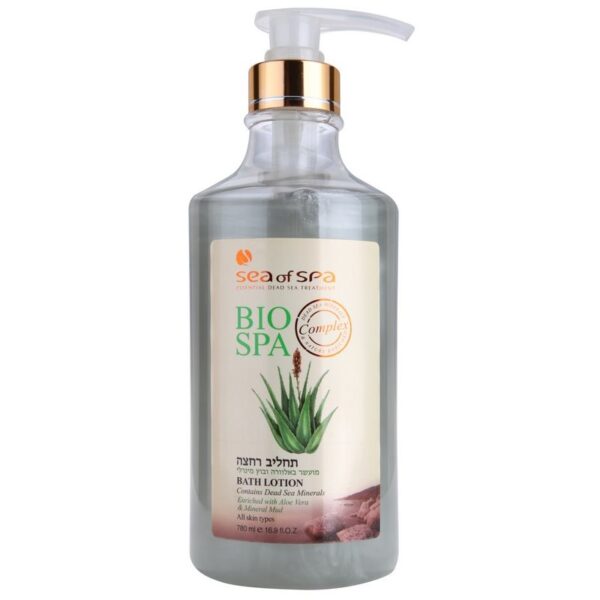 Sea of Spa Bio Spa Aloe Vera & Mineral Mud cremă de duș și baie cu minerale din Marea Moartă aloe vera 780 ml-Țena