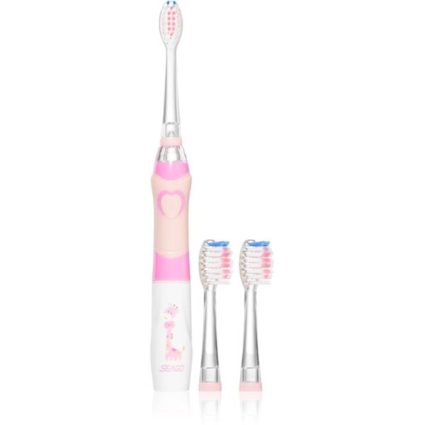 Seago Kids Sonic Toothbrush SG-977 periuta de dinti cu ultrasunete pentru copii Pink 1 buc-Țena