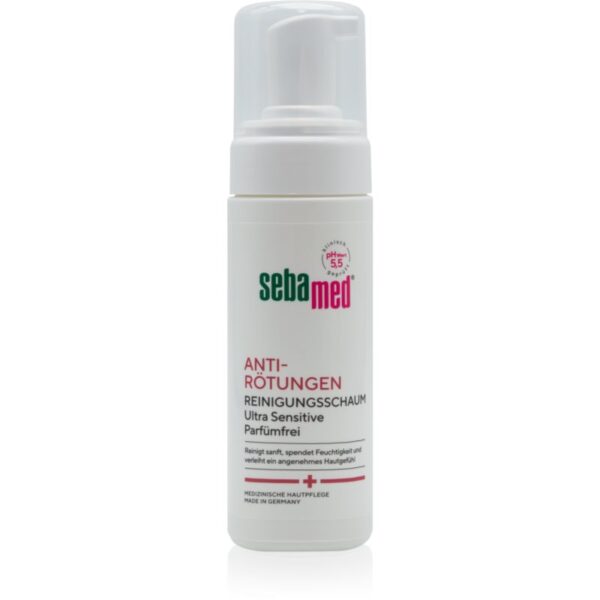 Sebamed Anti-Redness demachiant spumant delicat pentru piele sensibila si inrosita 150 ml-Țena