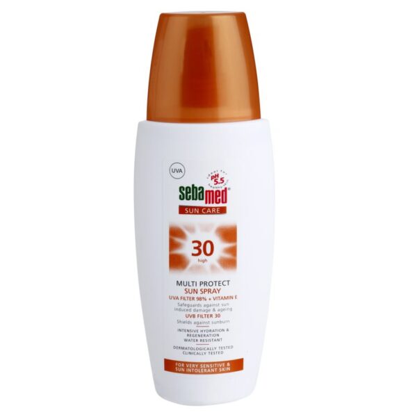 Sebamed Sun Care Multi Protect Sun Spray spray solar pentru piele sensibila SPF 30 150 ml-ro