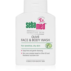 Sebamed Wash lotiune delicata pentru spalarea fetei si a corpului cu ulei de masline 200 ml-ro