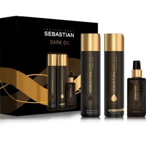 Sebastian Professional Dark Oil set cadou pentru un par stralucitor si catifelat-ro