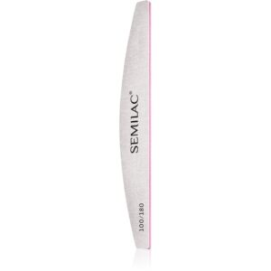 Semilac Accessories Nail File 100/180 pilă de unghii clasică cu două straturi aspre 1 buc-ro