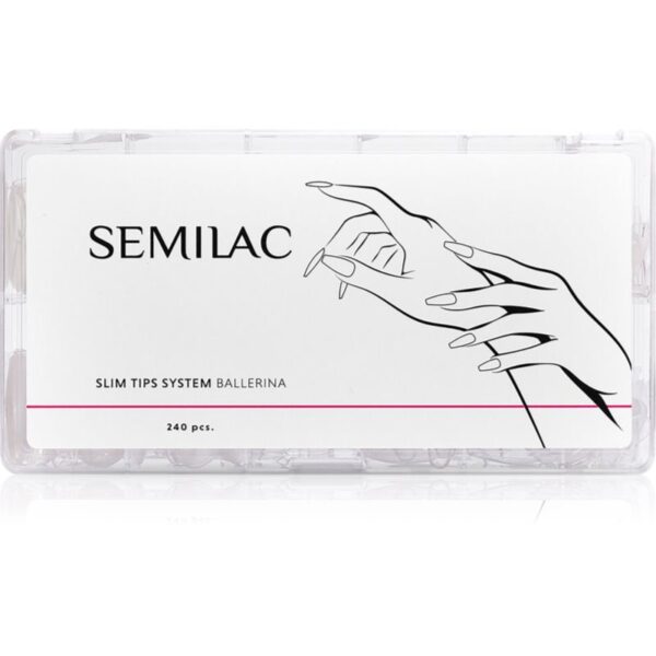 Semilac Accessories Slim Tips folii autocolante pentru unghii cu efect de durată 240 buc-ro