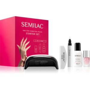 Semilac One Step Hybrid Starter Set set pentru manichiură perfectă-ro